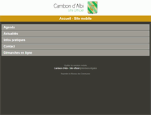 Tablet Screenshot of cambondalbi.com